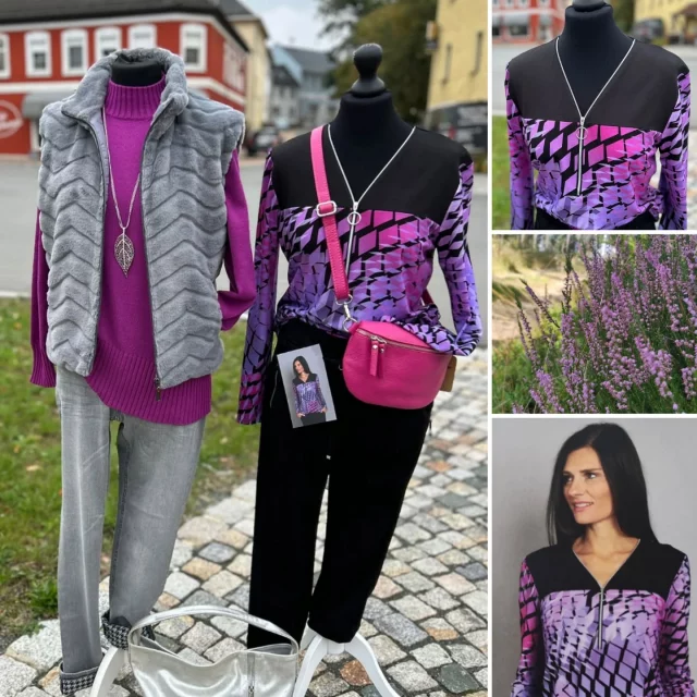 Herbstmode - Made in Germany -  👉🏼 Shirt von Seidel mit raffiniertem Reißverschluss von Größe 40 bis 48 im Laden.
👉🏼 Kuschelweste von Frank Walder (Größen 40, 44 und 46) von 129,95€ auf 89,95€ reduziert! 
👉🏼 Schwarze Wildlederimitat Joggpands von Robell für 99,95€.
👉🏼 Hochwertiger Strickpullover von Frank Walder von 89,95€ auf 79,95€ reduziert. In mehreren Farben und Größen im Laden vorrätig.
👉🏼 Kette 19,95€  Habt alle einen schönen und entspannten Sonntag. ☕📚🍁🍂🌲
.
.
.
.
#herbstmode #schleiz #oettersdorf #pößneck #neustadtorla #auma #badlobenstein #zeulenroda #pausa #mühltroff #greiz #weimar #jena #reduziert #sale #einzelhandel #heimatshoppen #shoplocal #outfiinspiration #pulloverzeit #seidelmoden #frankwalder #robell #blankenstein #gefell #tanna #mühltroff #plauen #weischlitz