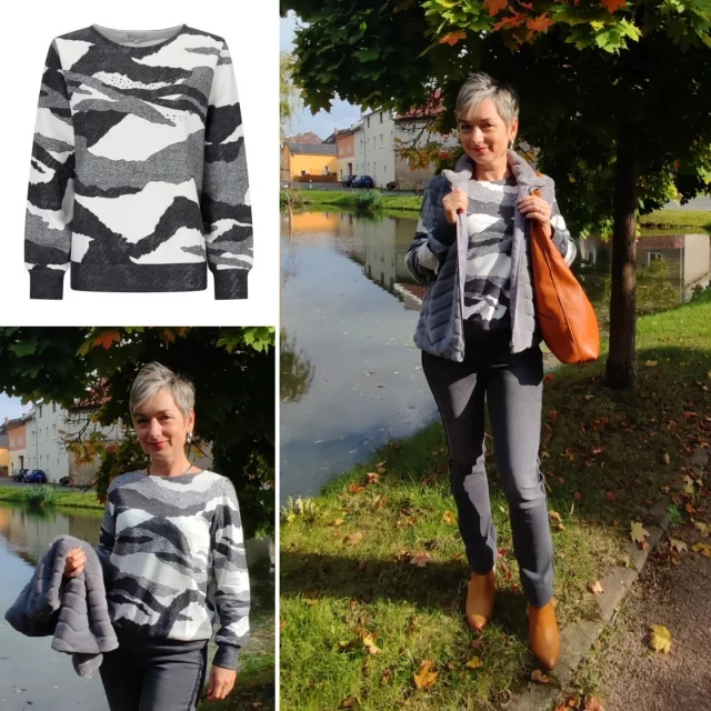 Neu - Neu - Neu  👉🏼 Wunderschöner Pullover (69,95€) der Firma Hajo eingetroffen. 
👉🏼 Die hochwertige Viskose-Polyestermischung hat 5% Elasthan-Anteil für einen angenehmen Tragekomfort.
👉🏼 Größen 38 bis 44, weitere immer auf Anfrage.
👉🏼 Kuschelig wird das Outfit mit der Fellweste von Frank Walder für 89,95€.  Liebe Grüße aus Oettersdorf 😘  #herbstmode
#ü40
#ü50 #ü60 #styleover40 #styleover50 #schleiz #zeulenroda #badlobenstein #pausa #greiz #mühltroff #plauen #pößneck #saalburgebersdorf #neustadtorla #remptendorf #ziegenrück #ranis #jena #shoplocal #thüringen #fashionlover #gera #plothen #hirschbergsaale #oktober #oppurg