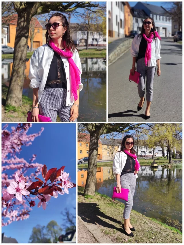 Ein schicker Begleiter von Seidel Moden ist diese Blusenjacke in weich fließender Viskose mit lässiger Schnittform und elastischem Bund.
Der Look wird mit einer 7/8 Hose von Robell abgerundet.

Habt alle ein schönes Wochenende ☀️☕🥧😊.

#madeingermany #jena #greiz #pößneck #schleiz