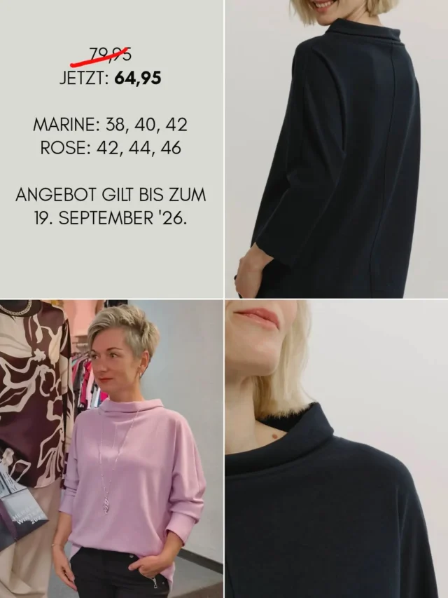 Im Rahmen der Heimatshoppen-Aktion haben wir für euch dieses modische Shirt im Angebot. 
Mit dem Stehkragen, der markanten Mittelnaht und dem legeren Schnitt bietet es viele Kombinationsmöglichkeiten. 😘
Allen einen schönen Feierabend. 🥧🍳🌯🍂🌳

#outfitoftheday #pößneck #badlobenstein #neustadtorla #jena